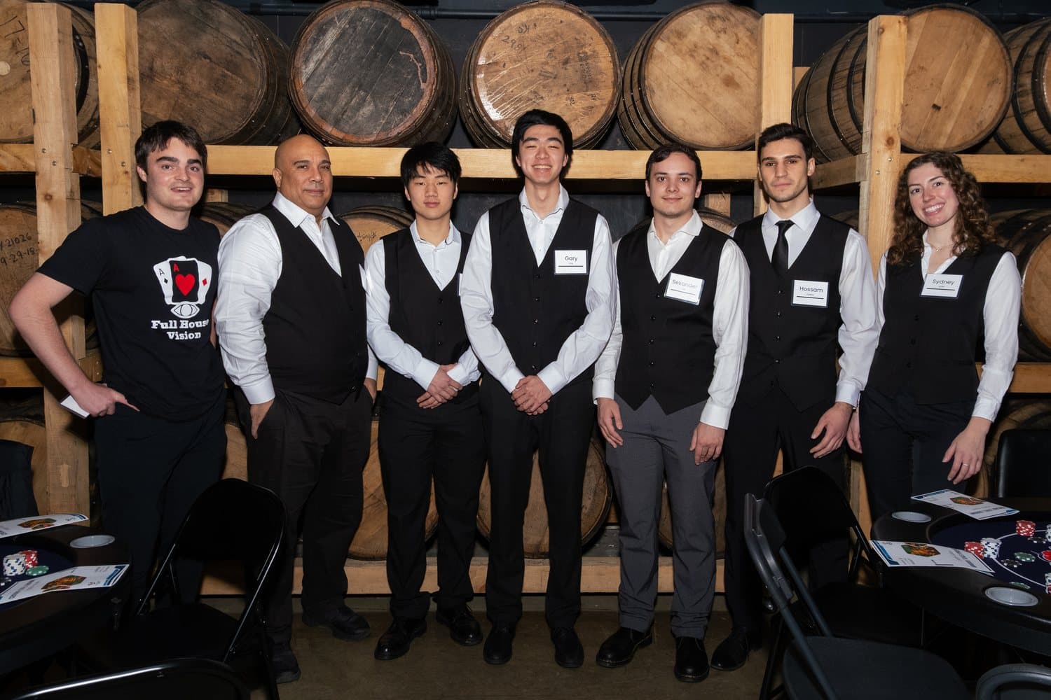 The Full House Vision dealer team in uniform